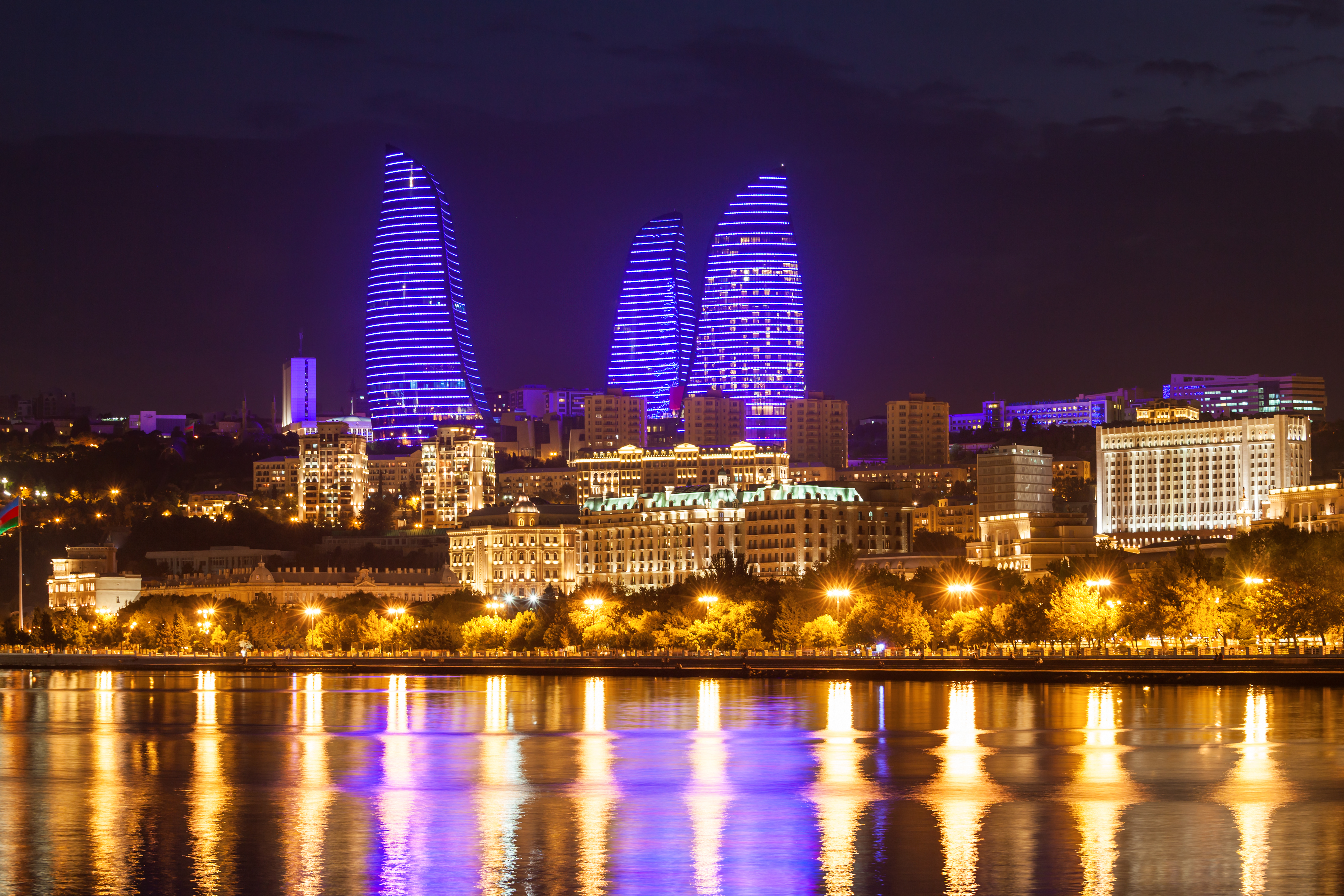 Flame Towers in Baku